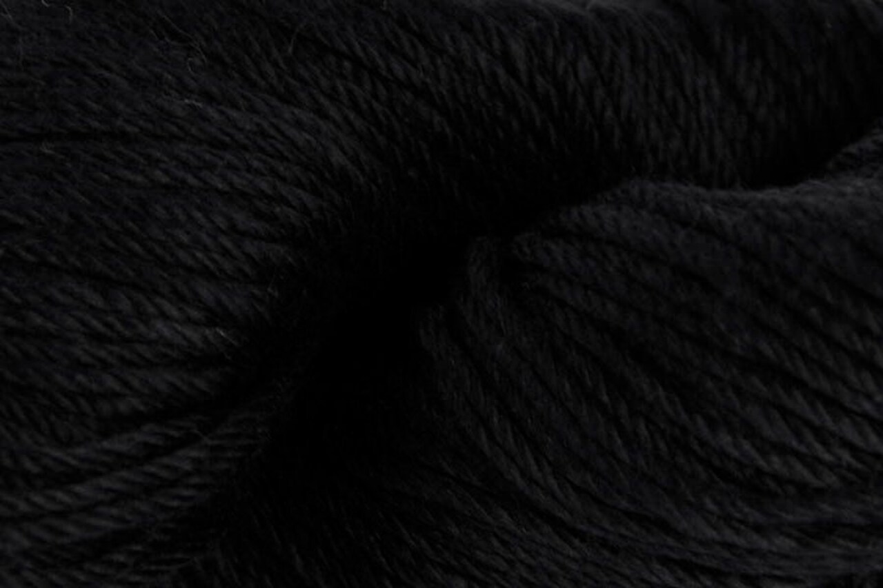 Cotton Supreme by Universal Yarn - #501 Black - 100% Cotton Worsted Yarn
